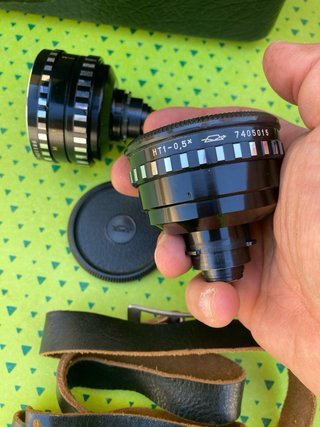 Cinepresa Sovietica Kvarts 2x8S-1M 8mm Completa
