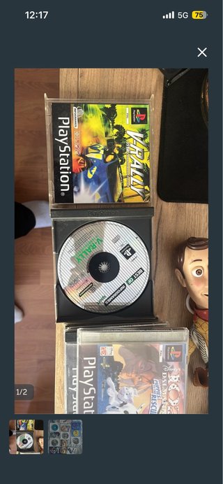 V-Rally PlayStation 1 (PS1) Juego de Carreras