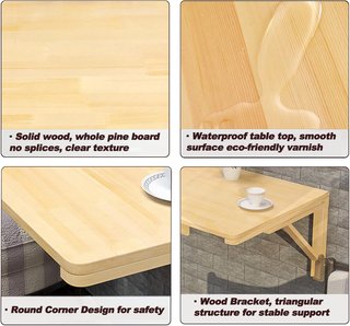 Mesa Plegable Madera Pared