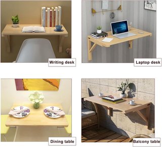 Mesa Plegable Madera Pared