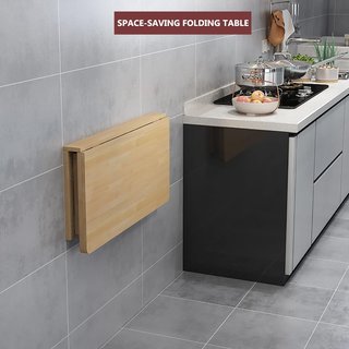 Mesa Plegable Madera Pared