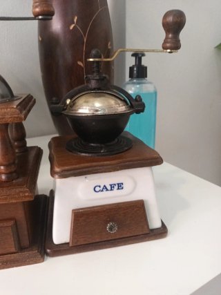 2 Molinillos de Café Vintage Madera