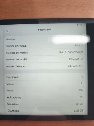 iPad 9ª Gen Gris Espacial