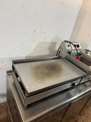 Plancha profesional acero inoxidable