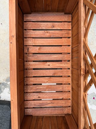 Jardinera Madera Outsunny con Celosía