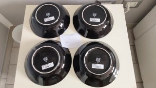 Set 4 piatti fondi Ikea neri