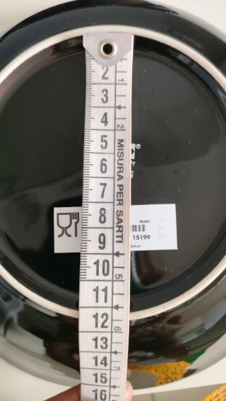 Set 4 piatti fondi Ikea neri