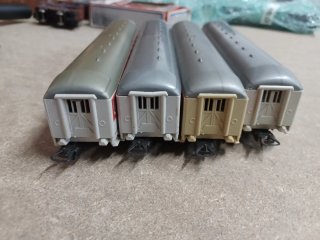4 Vagones H0 DB Deutsche Bundesbahn