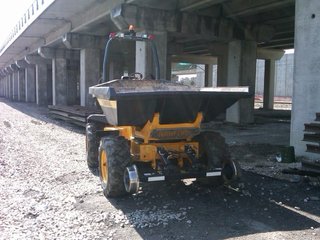 Dumper para vía del tren