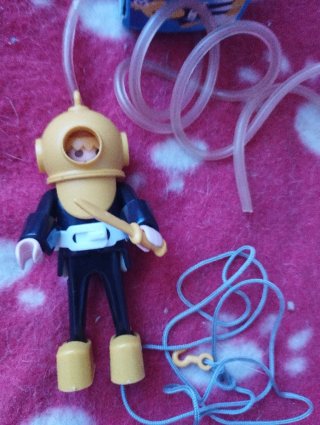 Playmobil Buzo 3348 Completo 1978.