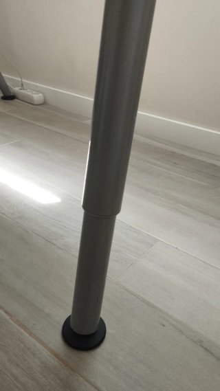 Mesa escritorio madera y metal técnica