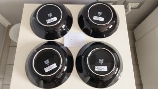 Set 4 piatti fondi Ikea neri