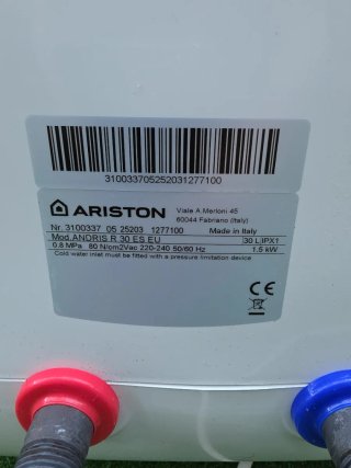 Ariston Andris R Termo Eléctrico 30L
