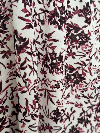 Blusa C&A floral cremallera talla 46