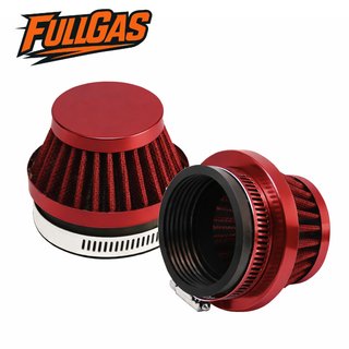 FILTRO AIRE ROJO CÓNICO DIÁMETRO 34-36MM