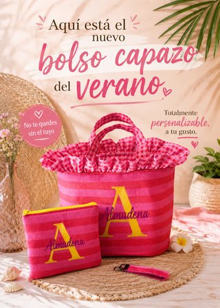 Bolso capazo para playa o piscina