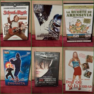 Películas DVD Acción/Comedia/Sci-Fi