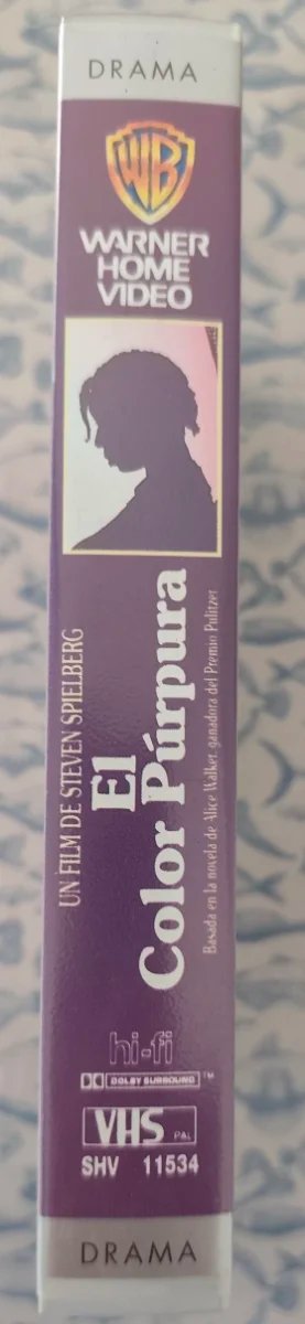 VHS El Color Púrpura (Drama Español)
