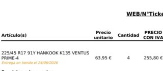 Neumáticos Hankook K135 Ventus Prime 225/45 R17