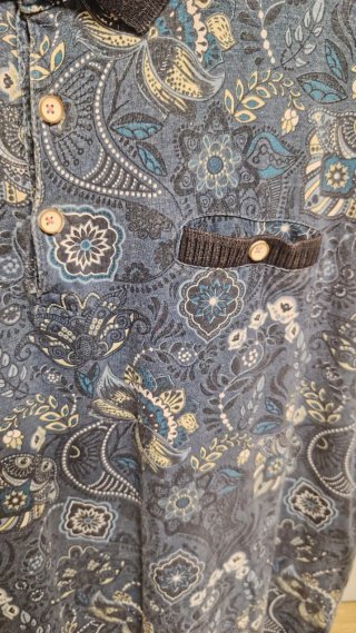 Polo Inside Talla L Estampado Paisley