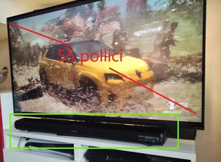 Sound bar convertibile 120w RGB