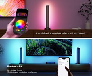 Sound bar convertibile 120w RGB