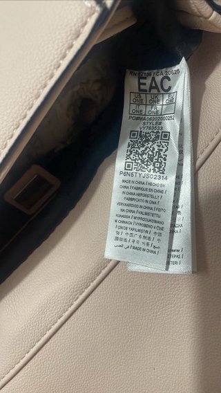 Mochila Guess Rosa Palo Original