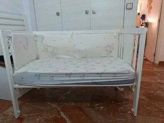 Cuna colecho con colchón