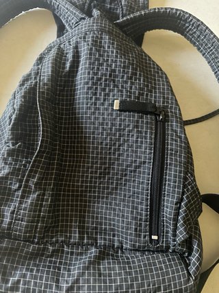 Zainetto a quadri nero perfetto
