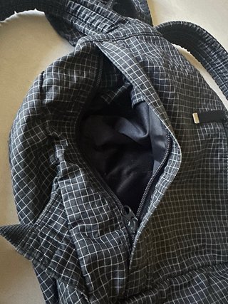 Zainetto a quadri nero perfetto