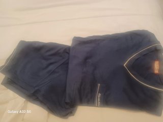 LOTE:  2 Pijamas Caballero 8XL Azul
