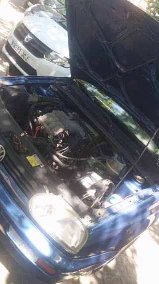 Coche Azul Interior