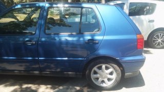 Coche Azul Interior