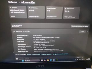 MSI Bravo 15 Ryzen 7 RTX 4060 32GB RAM 1TB