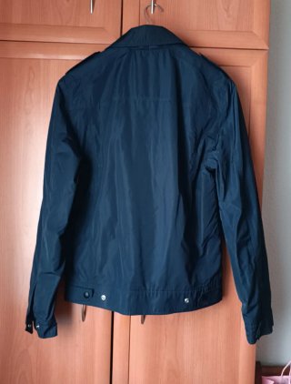 Chaqueta Cortavientos Guess Azul Marino