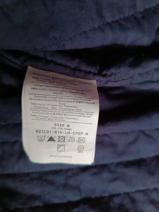 Chaqueta Cortavientos Guess Azul Marino