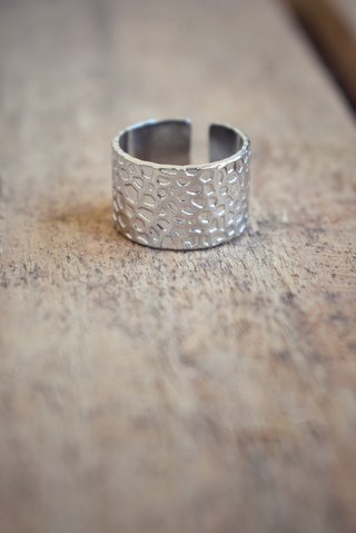 Anillo Brut Plateado