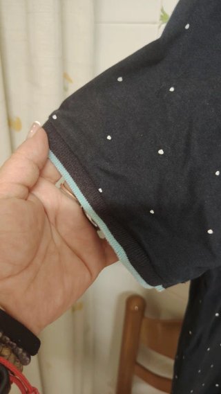 Polo Hombre Inside Negro Lunares