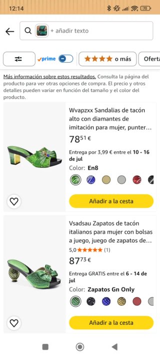 Sandalias de tacón alto verdes y doradas