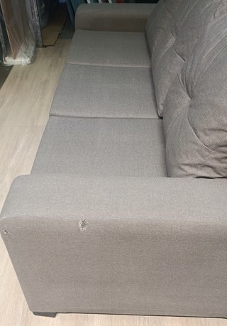 Sofa 3 plazas Color gris de Segunda Mano