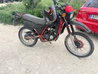 Moped EFDS Negro/Rojo