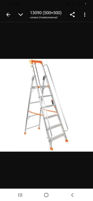 Escalera aluminio 50€ solo hoy. Esta nueva nueva.
