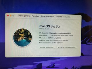 MacBook Air 13 (2013) Plata y cargador