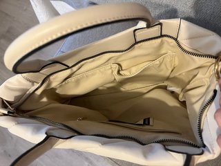 Bolso Lola Casademunt Beige y Dorado