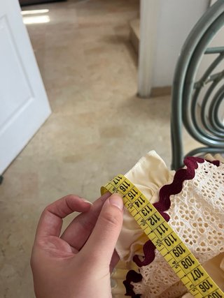 Traje Flamenca Encaje Vainilla y Buganvilla