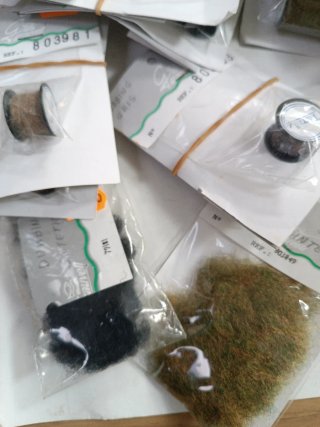 Lote materiales para montaje de moscas