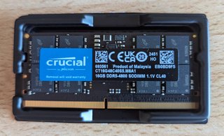 Memoria RAM Crucial 16GB DDR5 SODIMM 4800MHz