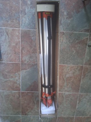 Tripé de alumínio VEVOR 1,65m