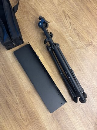 Atril Plegable Negro Metálico