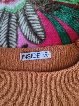 Jersey punto INSIDE naranja Talla XS